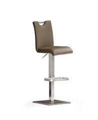 Барный-полубарный стул Bardo 3, натуральная кожа, светло-коричневый цена и информация | Стулья для кухни и столовой | hansapost.ee