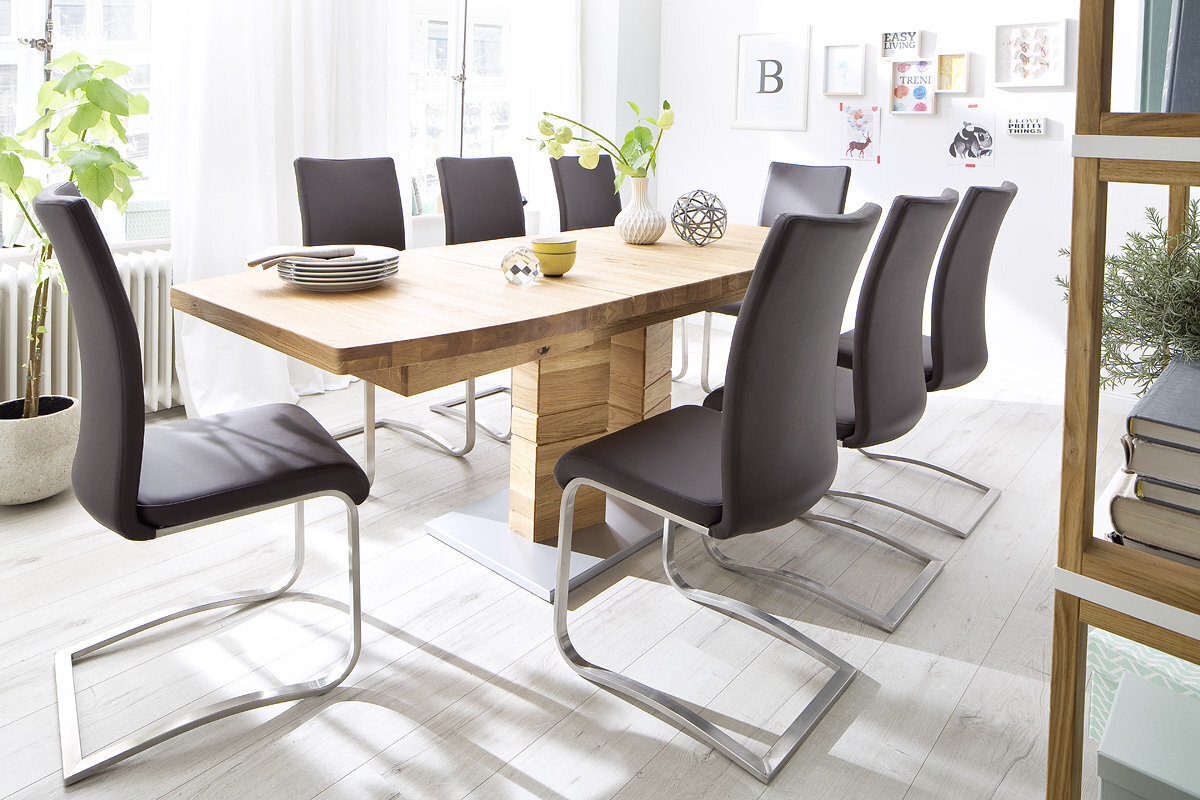 2 tooli komplekt Arco 2, helepruun цена и информация | Köögitoolid, söögitoolid | hansapost.ee