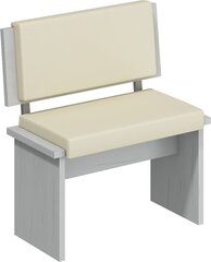 Кухонная скамейка Bond, белый/серый цвет цена и информация | Стулья для кухни и столовой | hansapost.ee