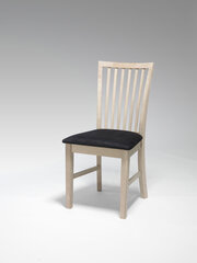 Комплект стульев Mette 2шт., чёрный/дуб цена и информация | Стулья для кухни и столовой | hansapost.ee