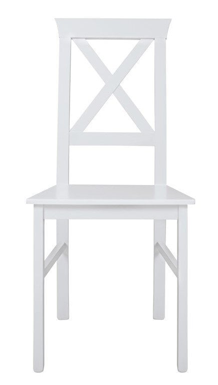 2 tooli komplekt Alla 4, valge цена и информация | Köögitoolid, söögitoolid | hansapost.ee