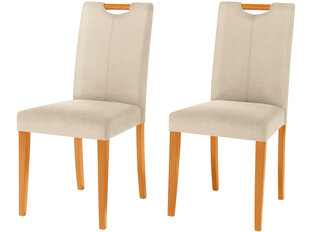 Комплект из 2-х стульев Sawyer, песочный/цвет дуба цена и информация | Стулья для кухни и столовой | hansapost.ee