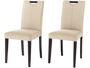 Комплект из 2-х стульев Sawyer, песочного/черного цвета цена и информация | Стулья для кухни и столовой | hansapost.ee