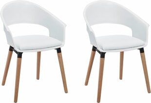 Комплект из 2-х стульев Alto, белый цена и информация | Стулья для кухни и столовой | hansapost.ee