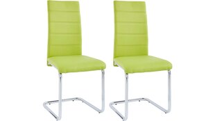 Комплект из 2-х стульев Amber, зеленый цена и информация | Стулья для кухни и столовой | hansapost.ee