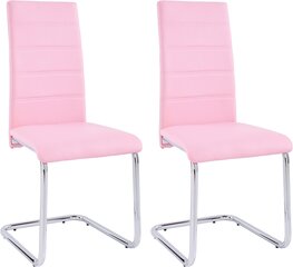Комплект из 4-х стульев Amber, розовый цена и информация | Стулья для кухни и столовой | hansapost.ee