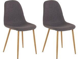 Набор из 2 стульев Notio Living Miller, серый цена и информация | Стулья для кухни и столовой | hansapost.ee