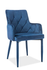 4 tooli komplekt Ricardo Velvet, sinine цена и информация | Signal Meble Мебель и домашний интерьер | hansapost.ee