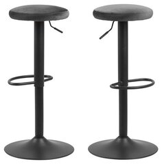 Комплект из 2-х барных-полубарных стульев Finch, темно-серый цена и информация | Стулья для кухни и столовой | hansapost.ee