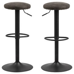 Комплект из 2-х барных-полубарных стульев Finch, серый цена и информация | Стулья для кухни и столовой | hansapost.ee