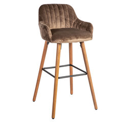 Барный стул Ariel, коричневый цена и информация | Стулья для кухни и столовой | hansapost.ee