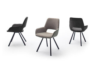 Комплект из 2 стульев MC Akcent Parana, серый цена и информация | Стулья для кухни и столовой | hansapost.ee