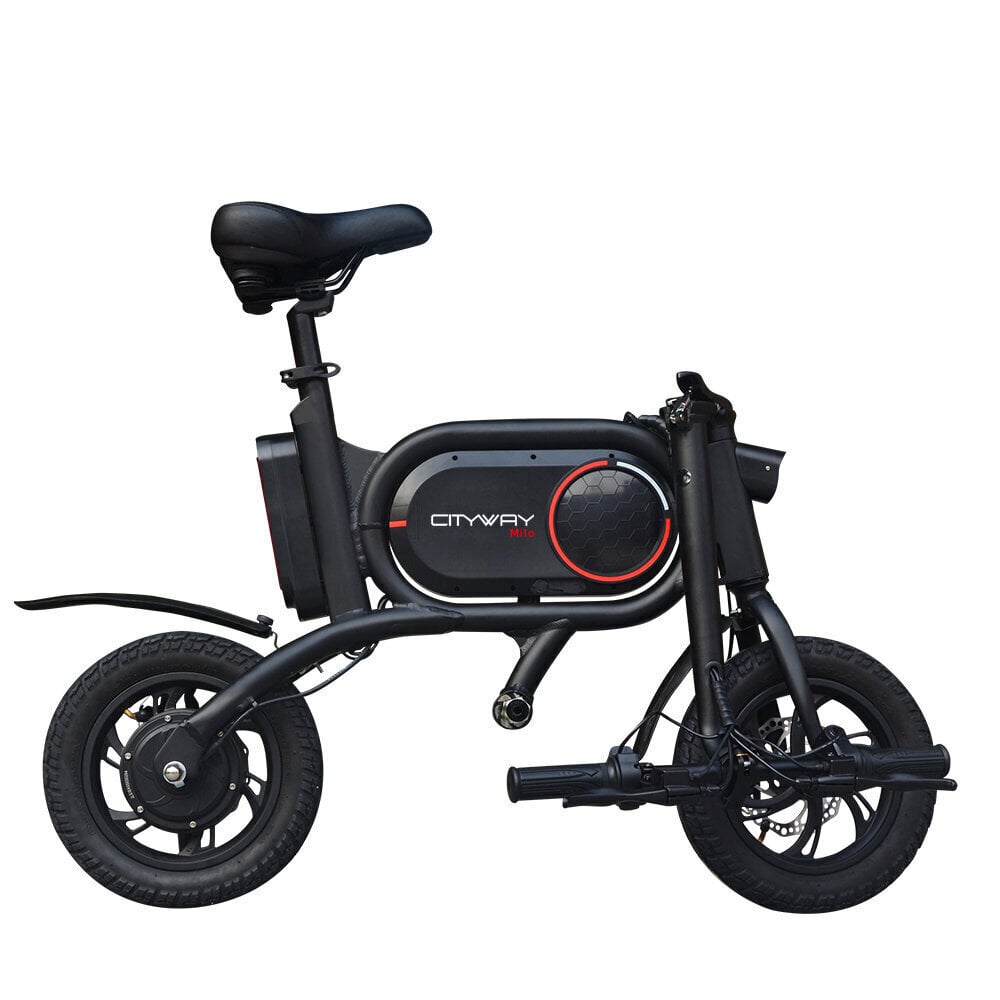 Elektrijalgratas Cityway Milo 12'' 350W, 25 km / h, must hind ja info | Elektrijalgrattad | hansapost.ee