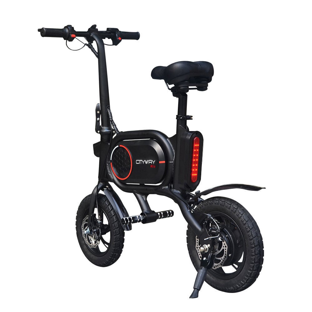 Elektrijalgratas Cityway Milo 12'' 350W, 25 km / h, must hind ja info | Elektrijalgrattad | hansapost.ee