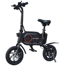 Elektrijalgratas Cityway Milo 12'' 350W, 25 km / h, must hind ja info | Elektritõukerattad | hansapost.ee