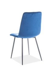 4 tooli komplekt Signal Meble Mila Velvet, sinine hind ja info | Köögitoolid, söögitoolid | hansapost.ee