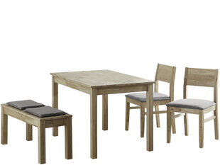 Комплект из 2-х стульев Notio Living Norman, светло-коричневый/серый цена и информация | Стулья для кухни и столовой | hansapost.ee