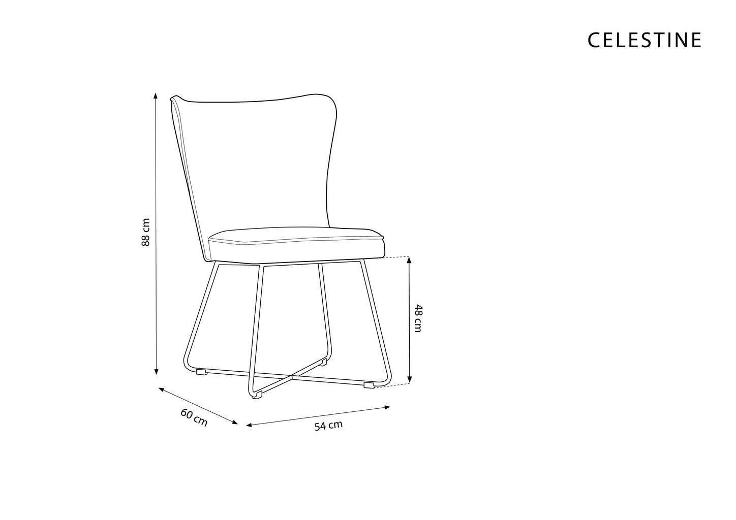 Tool Micadoni Home Celestine, helehall цена и информация | Köögitoolid, söögitoolid | hansapost.ee