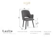 4-tooli komplekt Milo Casa Laelia, tumesinine hind ja info | Köögitoolid, söögitoolid | hansapost.ee