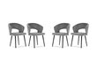4-tooli komplekt Windsor and Co Elpis, hall hind ja info | Köögitoolid, söögitoolid | hansapost.ee