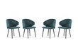 4-tooli komplekt Windsor and Co Nemesis, helesinine цена и информация | Köögitoolid, söögitoolid | hansapost.ee