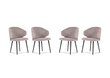 4-tooli komplekt Windsor and Co Nemesis, roosa hind ja info | Köögitoolid, söögitoolid | hansapost.ee