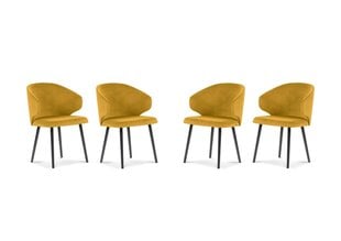 4 tooli komplekt Windsor and Co Nemesis, kollane hind ja info | Köögitoolid, söögitoolid | hansapost.ee