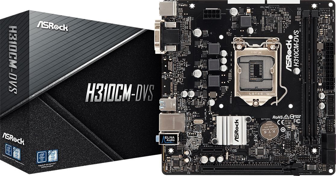 ASRock H310CM-DVS цена и информация | Emaplaadid | hansapost.ee