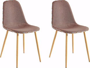 Комплект из 2-х стульев Notio Living Canton, коричневый цена и информация | Стулья для кухни и столовой | hansapost.ee