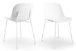 2-tooli komplekt Notio Living Orca, valge hind ja info | Köögitoolid, söögitoolid | hansapost.ee
