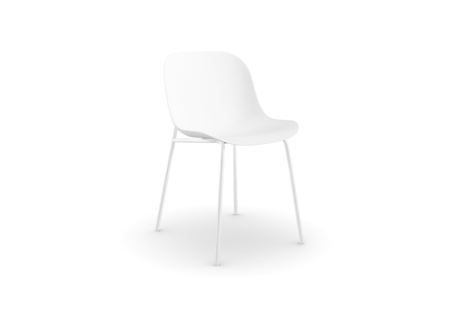 2-tooli komplekt Notio Living Orca, valge цена и информация | Köögitoolid, söögitoolid | hansapost.ee