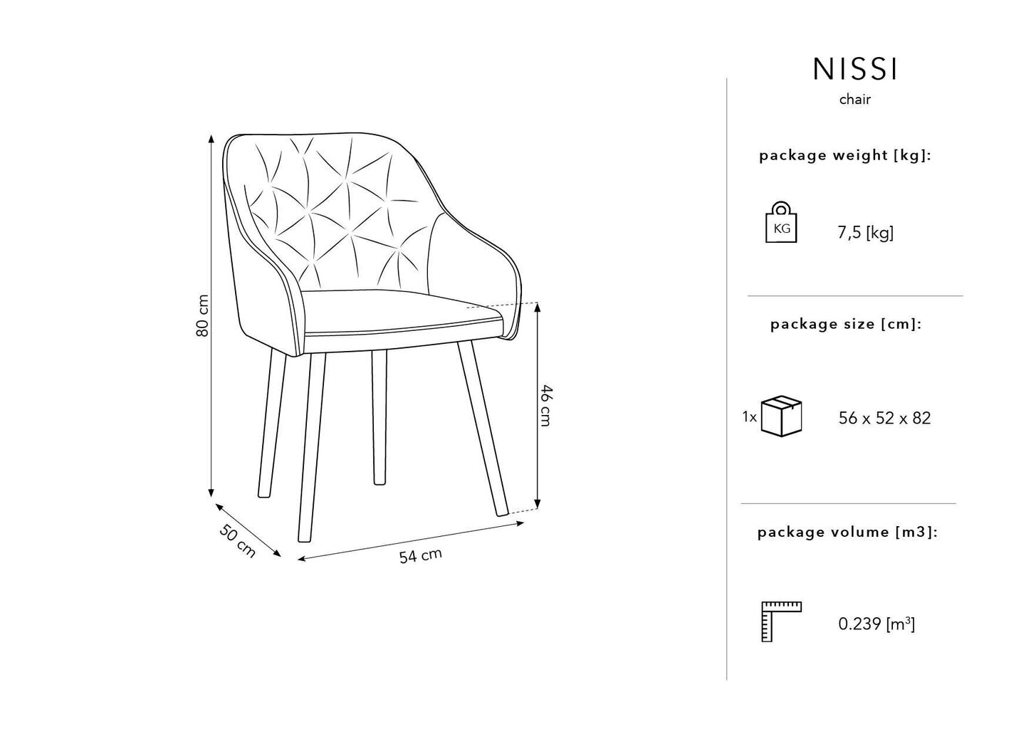 Tool Micadoni Home Nissi, kollane цена и информация | Köögitoolid, söögitoolid | hansapost.ee