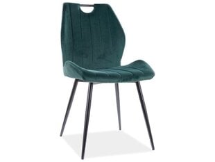 4-osaline toolide komplekt Signal Meble Arco, roheline hind ja info | Köögitoolid, söögitoolid | hansapost.ee