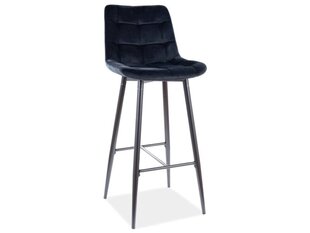Набор из 2 барных стульев Signal Meble Chic H-1, черный цена и информация | Стулья для кухни и столовой | hansapost.ee