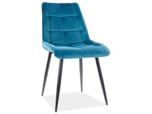 Набор из 4 стульев Signal Meble Chic, светло-синий цена и информация | Стулья для кухни и столовой | hansapost.ee