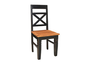 Комплект стульев Corsica 2шт., манго/чёрный цена и информация | Стулья для кухни и столовой | hansapost.ee