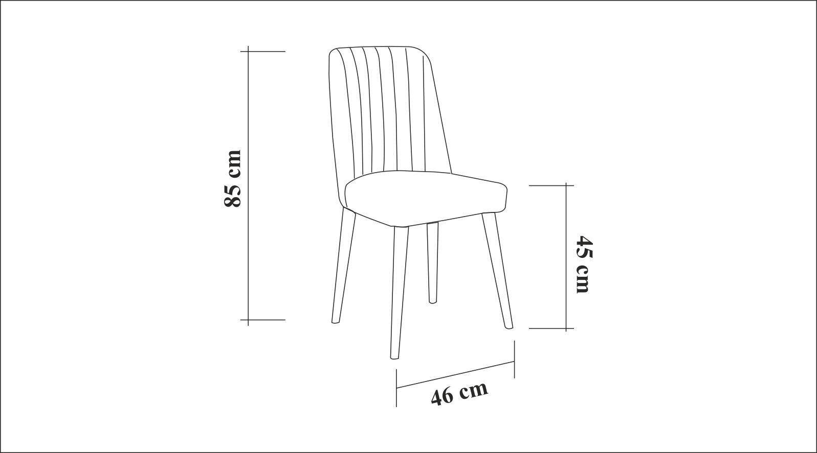 Söögitool Kalune Design 869, beeži värvi hind ja info | Köögitoolid, söögitoolid | hansapost.ee