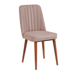 Обеденный стул Kalune Design 869, бежевый/коричневый цена и информация | Стулья для кухни и столовой | hansapost.ee