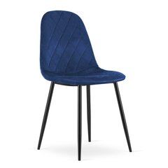 Набор из 4 стульев Asti, синий цена и информация | Стулья для кухни и столовой | hansapost.ee