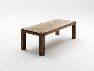 Обеденный стол MC Akcent Leeds, 220x100 см, коричневый цена и информация | Кухонные и обеденные столы | hansapost.ee