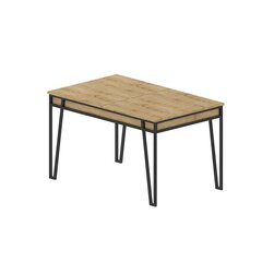 Раскладной стол Kalune Design 855, бежевый цена и информация | Кухонные и обеденные столы | hansapost.ee