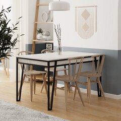 Pikendatav laud Kalune Design 855, valge hind ja info | Köögilauad, söögilauad | hansapost.ee
