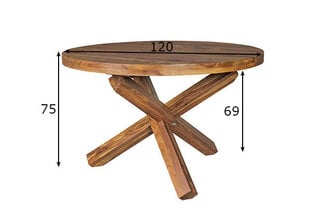 Обеденный стол Boha Ø120 цена и информация | Кухонные и обеденные столы | hansapost.ee