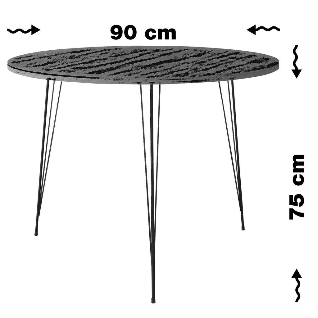 Laud Kalune Design Sandalf, tumepruun hind ja info | Köögilauad, söögilauad | hansapost.ee