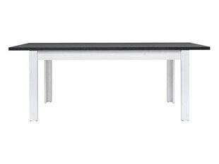Раскладной стол BRW Hesen 160, светло-серый/серый цена и информация | Кухонные и обеденные столы | hansapost.ee