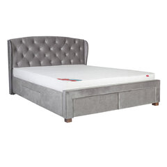 Кровать Louis, 160x200 см, серая цена и информация | Кровати | hansapost.ee