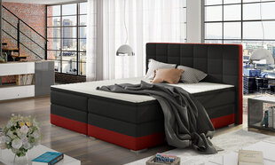 Кровать Damaso, 180х200 см, черная/красная цена и информация | Кровати | hansapost.ee