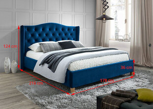 Кровать Signal Meble Aspen, 160x200 см, зеленая цена и информация | Кровати | hansapost.ee