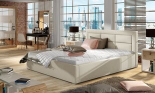 Кровать Rosano MD, 160х200 см, кремовая цена и информация | Кровати | hansapost.ee