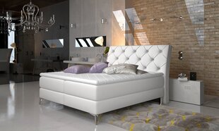 Кровать NORE Adel, 180х200 см, белый ПУ цена и информация | Кровати | hansapost.ee